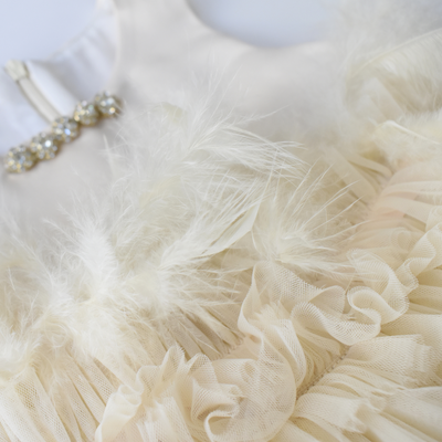 Feather Frida Girls Dress-3