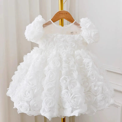 Children's formal dress, flower girl, little girl, flower birthday party, princess dress, little host, piano performance dress MARVIE JOE