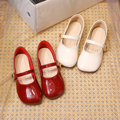 Girl Princess Shoes Spring Fashion Mary Jane Dress Dance Baby Kid Sandals Ballet Brand Soft Sole Red Flats Girls' Shoe Kids Shoe MARVIE JOE